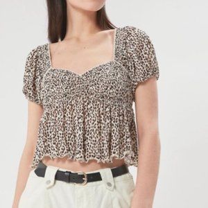 Urban Outfitters Angelo Smocked Bodice Top